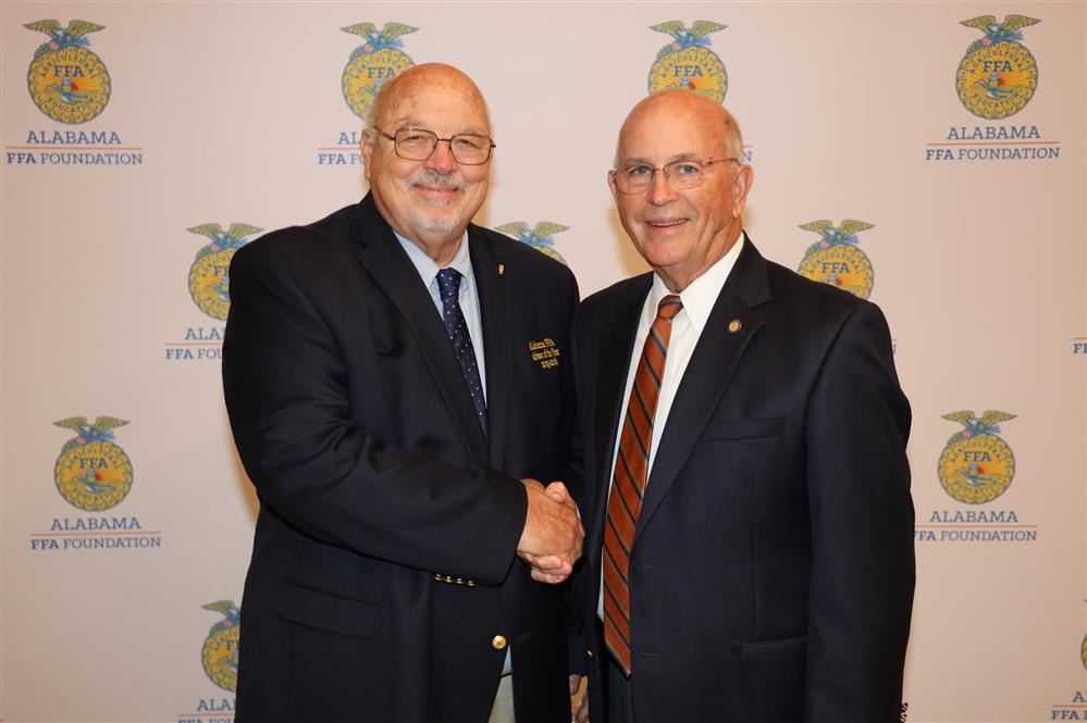  Photo of Buster Padgett with Alabama FFA Foundation Board Member, Mr Jim Cravey